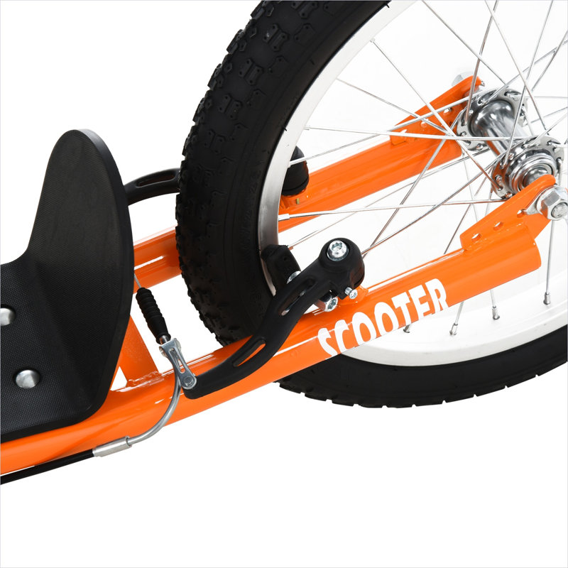 Scooters réglables pour enfants, combinant 16 po, trottinette réglable en acier et tout-petits de 5 ans et plus