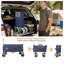 Wagon utilitaire pliable robuste Wagonpro - Chariot de jardin tout-terrain d'une capacité de 560 lb avec freins et sac de rangement pliable