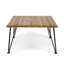 Table basse en bois et métal Zion