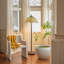 Lampe sur pied en vitrail 65 po de style Tiffany