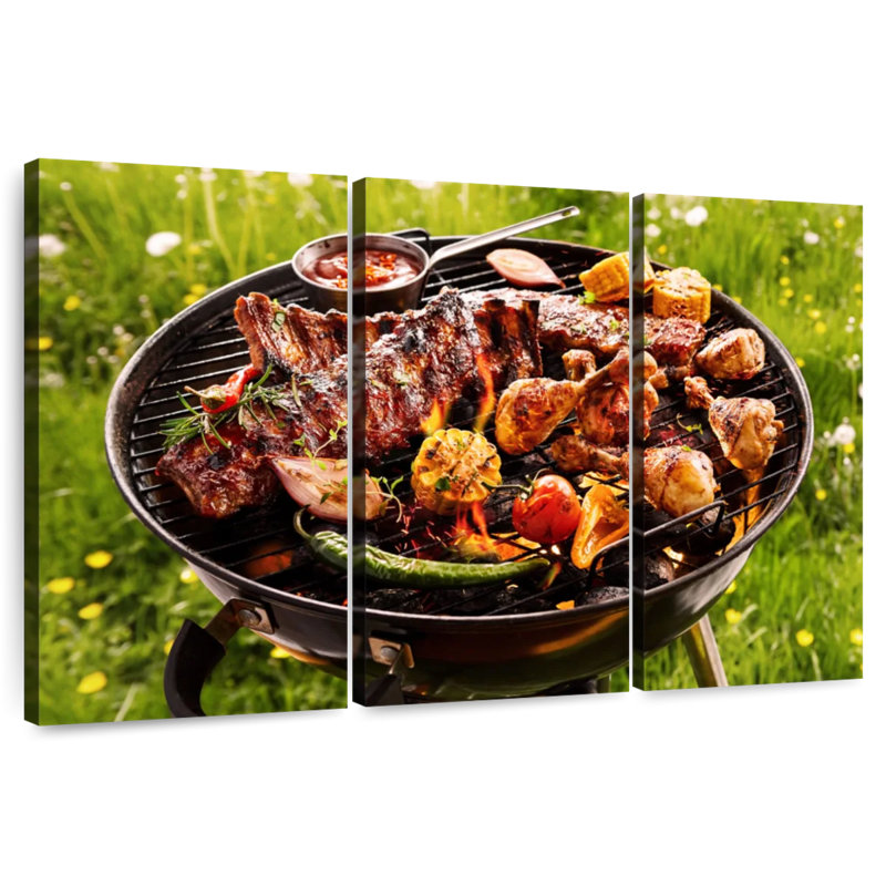 Outdoor Grilling, 20" H x 33" W