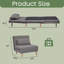 Ensemble de canapé-lit modulaire pliable Modern Velvet-623785691