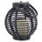 Warm White LED Solar Lantern Hanging Round/Cylindrical with Handle Garden Decor