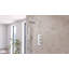 Pomme de douche ronde ultra-mince Allure - 10 po, chrome-121869642-123125551