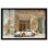 «Bees and Flowers Storefront Shadowbox Print Glam» par Art Remedy, cadre noir, 25 x 17