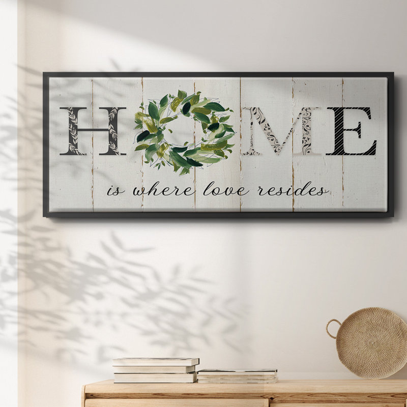 Love Resides- Framed Canvas