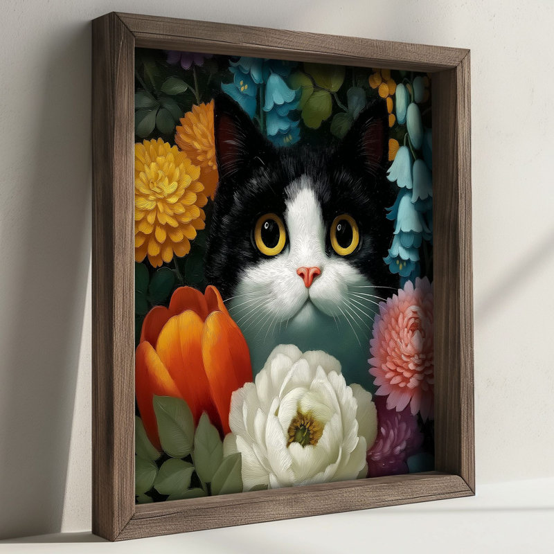 Peinture décorative en panneau de fibres à densité moyenne, H 13,39 po x l 13,39 po