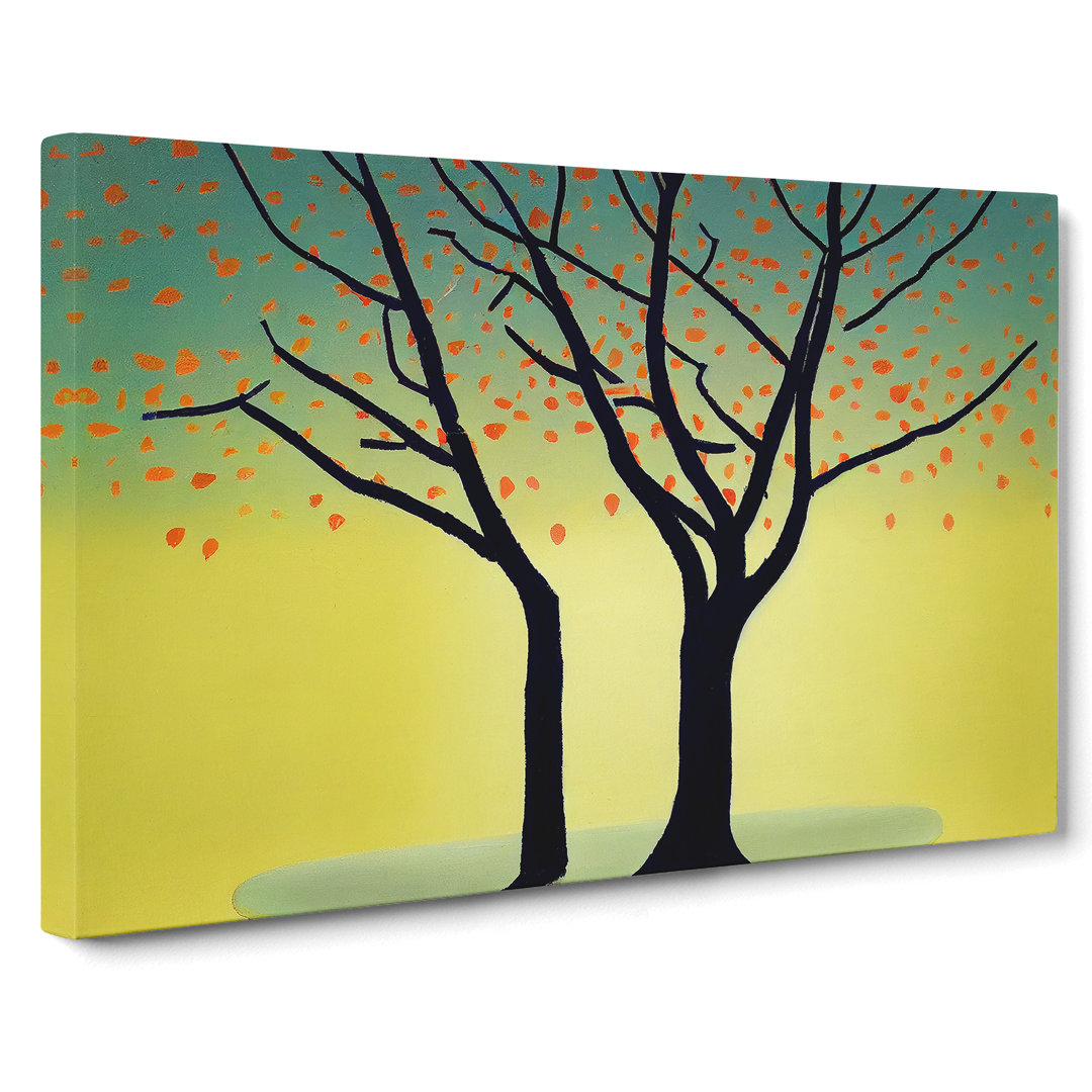 XXX-H1022-WF-4851X Hypnotic Trees - Wrapped Canvas Print