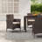 7-piece Rectangular Wicker/rattan Outdoor Dining Set With Cushions And Tempered Glass Top-80286755