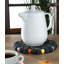 Nero Round Virgin Wool Trivet