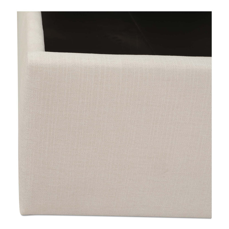 Sebastion Storage Bed, King, Cream