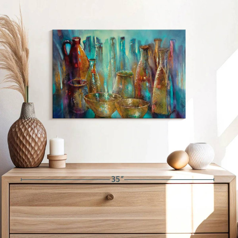 Senne Still Life Golden Bowles, H 16 po x l 24 po
