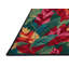 Tapis rouge botanique lavable à la machine-929507249