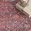 Tapis oriental rouge lavable à la machine-1781855409