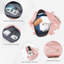 Ensemble de valises 4 pièces, valise durable en ABS avec sac de voyage, ensemble de valises à bagage à main avec roulettes pivotantes à 360 °