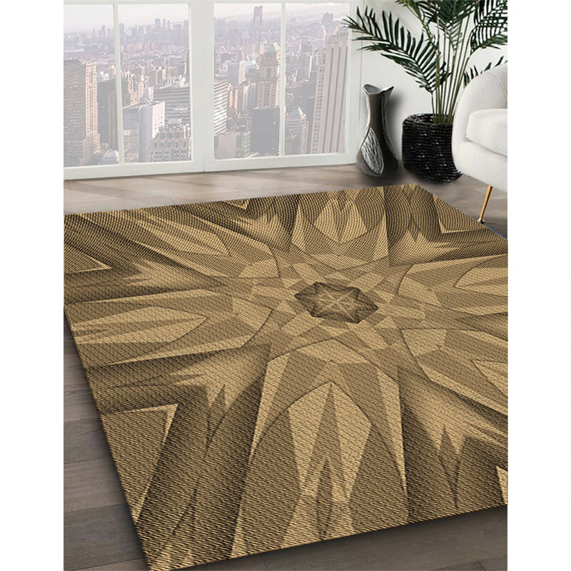 Geometric Indoor Rug, Rectangle 5' x 8'