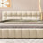 Upholstered Platform Bed With Thick Fabric,Grounded Bed With Solid Frame-833419709