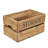 Eika Set of 4 Rustic Brown Wood Storage Crates for Home Organization