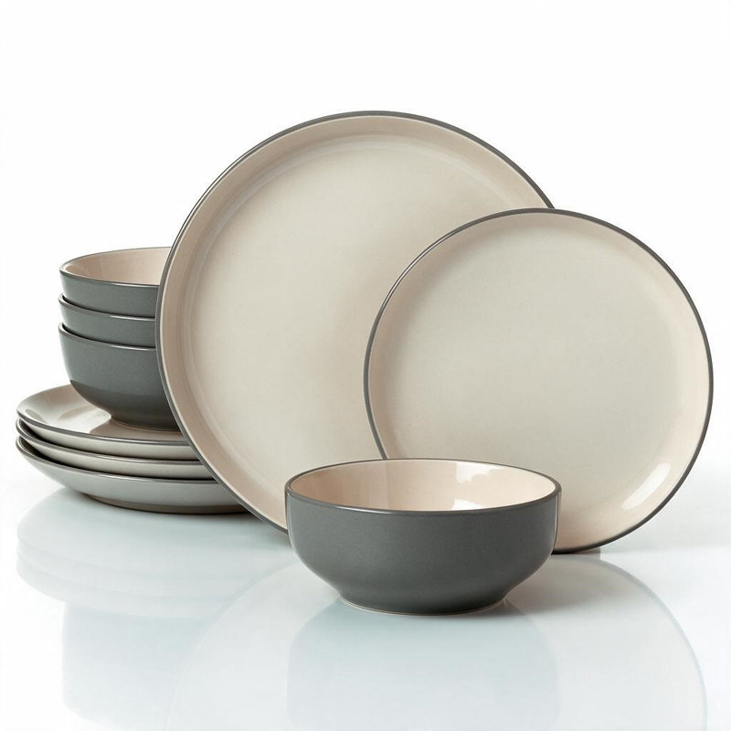 Stoneware Dinnerware - Service for 4