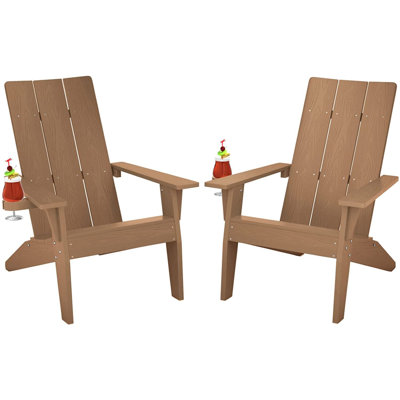 Chaise Adirondack en plastique Academy