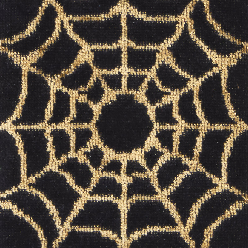 SPIDER WEBS JACQ HAND-BLK W GOLD