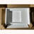 Modern White Nightstand with Single Drawer