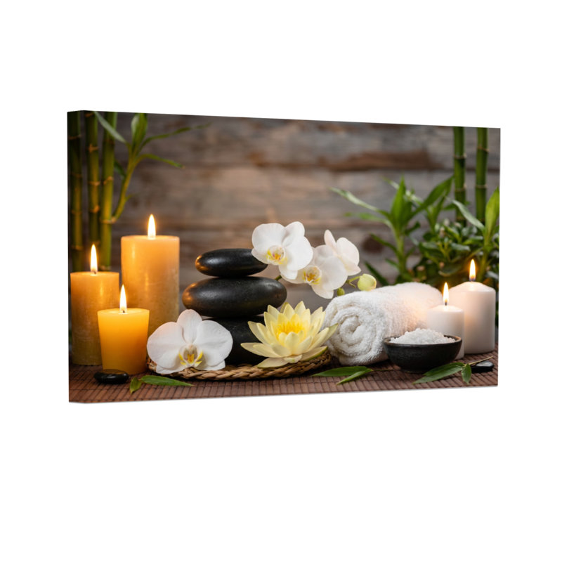 Serviette Fashion Spa Candles, H 12 po x l 18 po