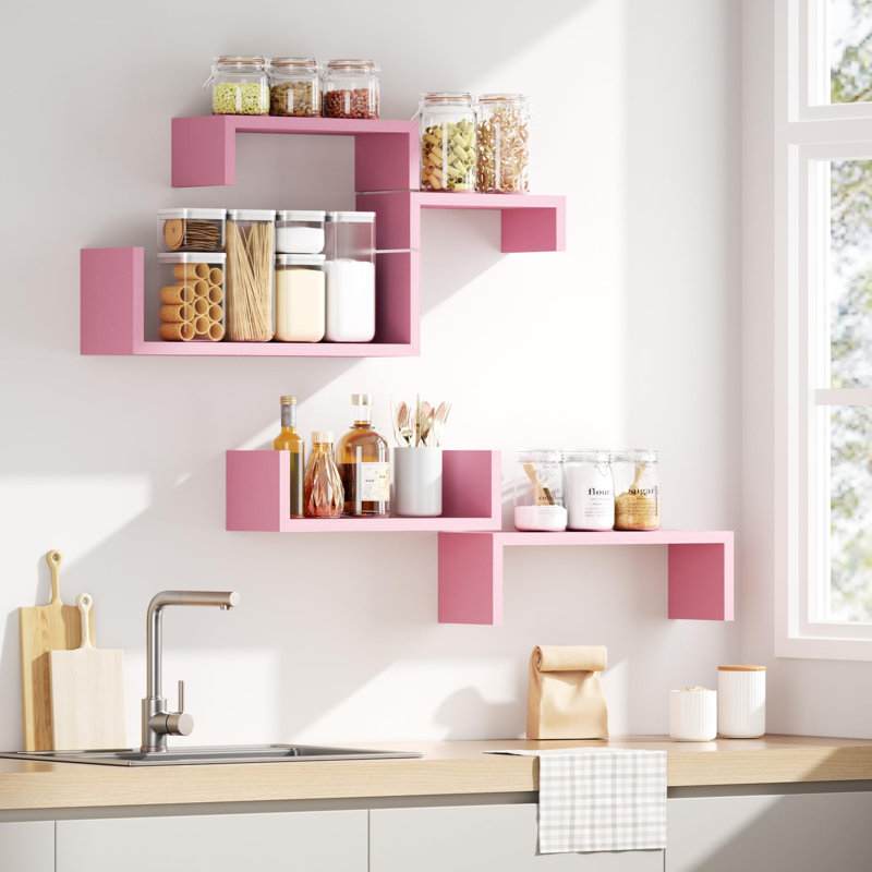 Floating Shelf, Pink