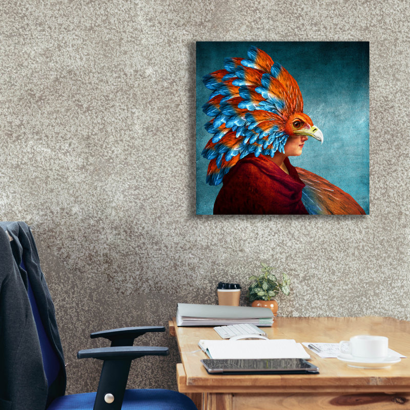 «FreeSpiriting» par Diogo Verissimo, H 26 po x l 26 po x P 1,5 po