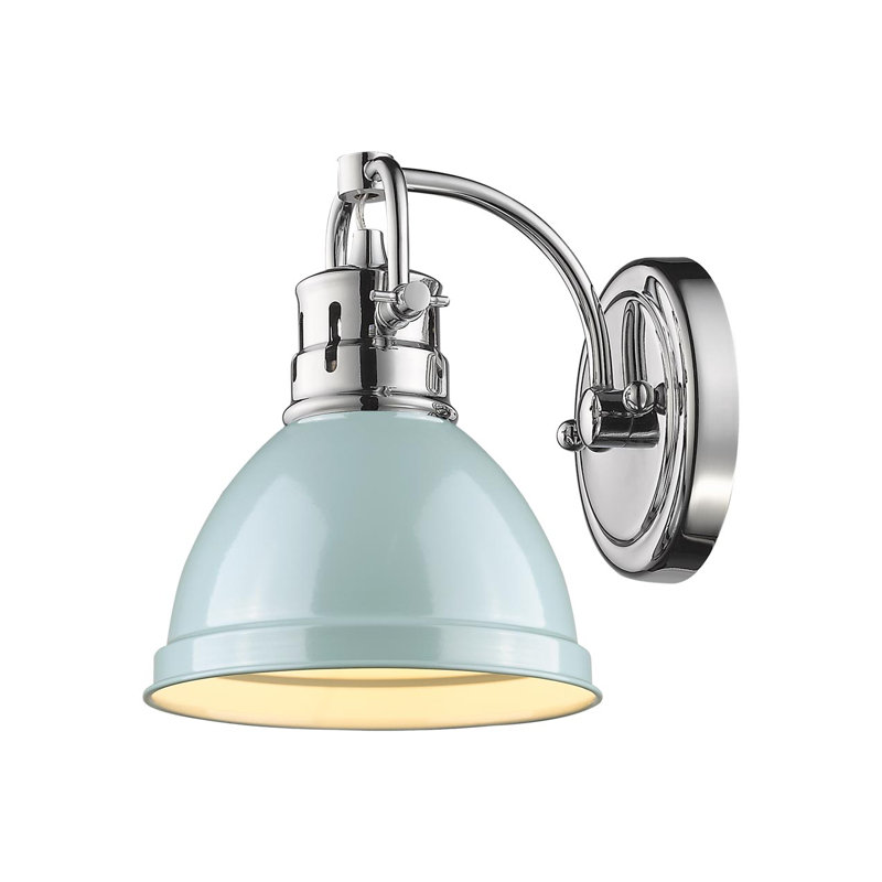 Dimmable Vanity Light, Seafoam, Chrome