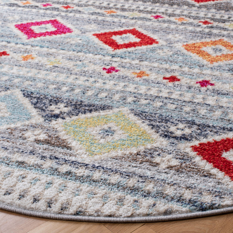 Jenifer Performance Southwestern Rug, Round 6'