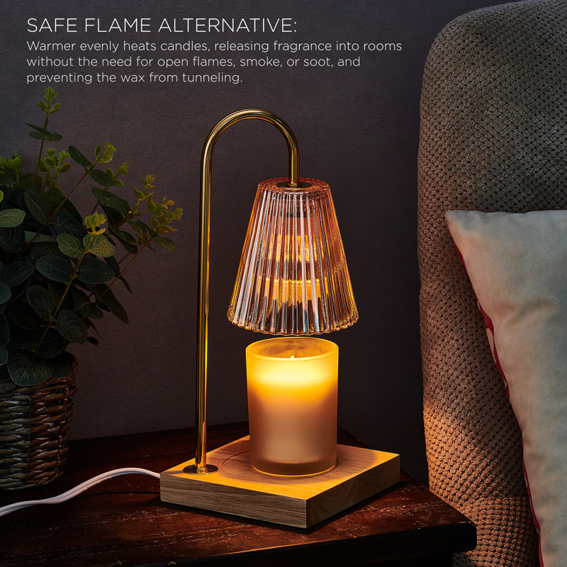13.8 in. Electric Tabletop Candle Warmer Lamp