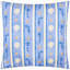 Sea Shells Indoor / Outdoor Blue Square Throw-109318352