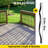 32.25" H x 1" W x 0.1" D Metal Staircase Baluster Set
