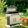 Royal Gourmet 6-Burner Gas Grill with Sear Burner and Side Burner with Cover, Silver