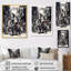«Black and White Hip Hop Dance», art mural sur toile-1341274817-1341274818