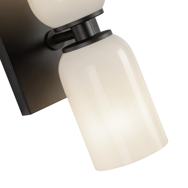 Nola 2 - Light Armed Sconce, Glossy Opal