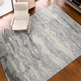 High-Quality Hand-Knotted Beige And Copper Area Rug