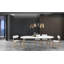 Lunsford Extendable Oak Oval Metal Base Dining Table