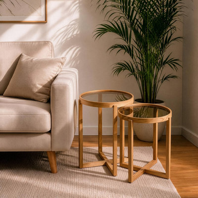 Solid Wood End Table