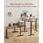 L Shaped Electric Standing Desk With Under-Desk Drawers Built-In Power Outlets-214957217