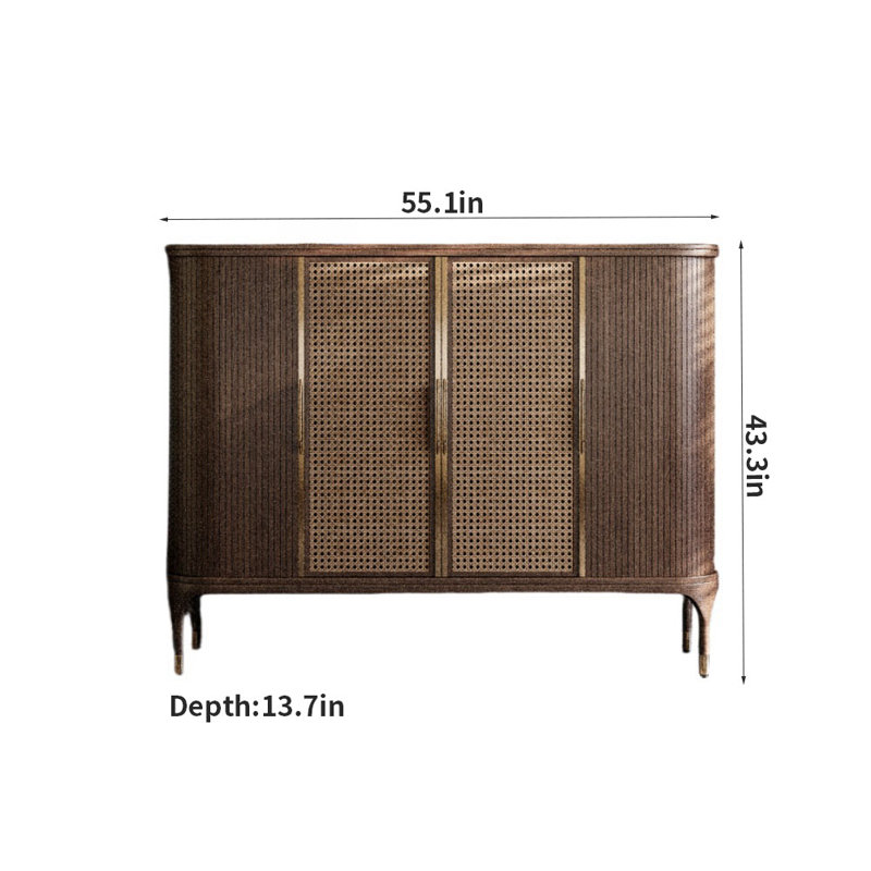 Armoire de décoration Vintage Brown