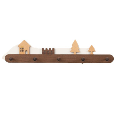 Whimsical Woodland Wall-Mounted Coat Rack