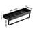 2-Tier Floating Wall Shelf With Removable Hooks-1505605397