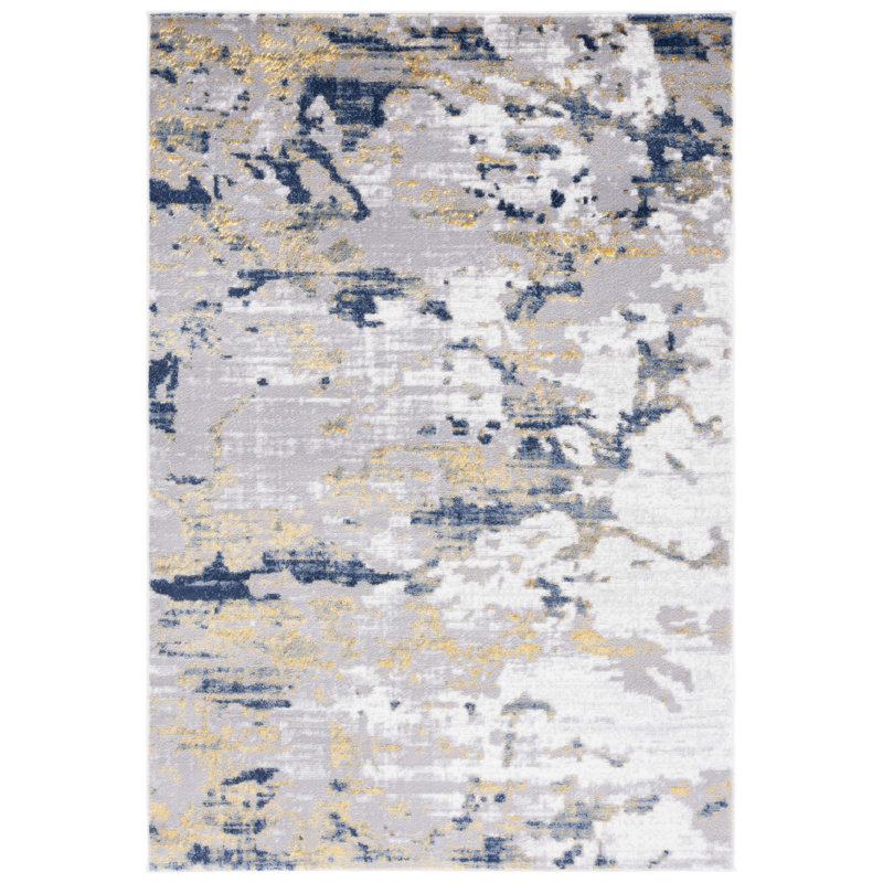 Aniqua Performance Performance Abstract Rug, Runner 2'2" x 8'