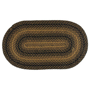 Ebony Black/Grey Area Rug