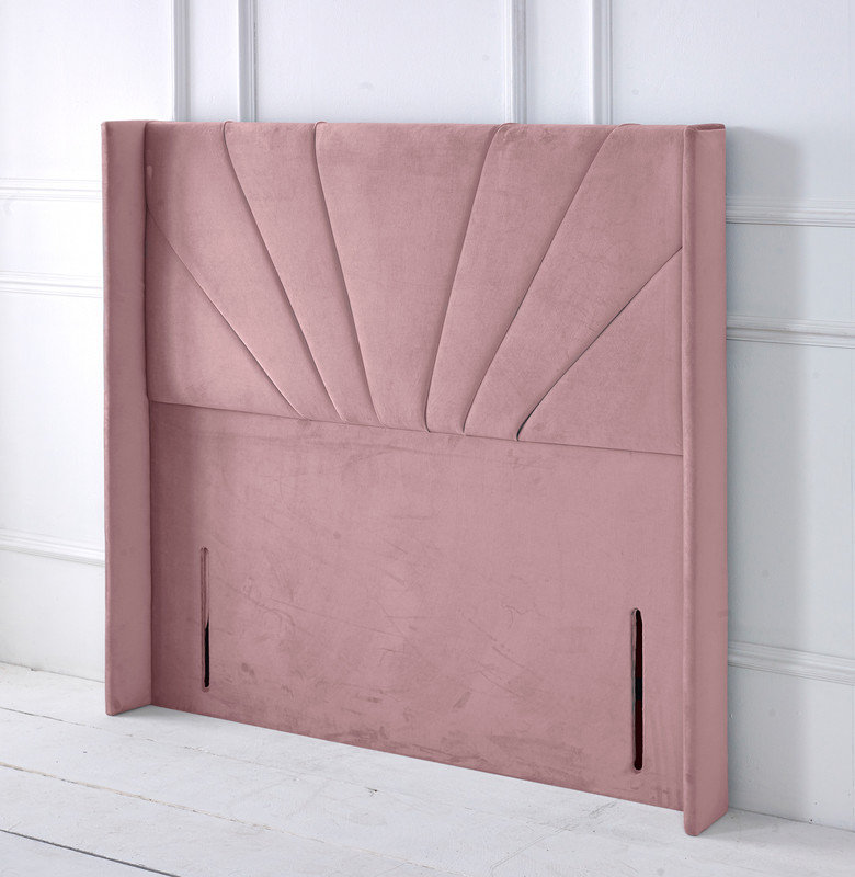 Upholstered Headboard, Single (3'), Pink