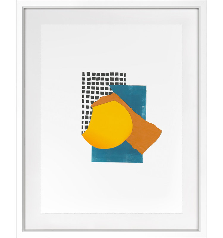 Los Angeles 1 par Emma Jones, H 22 po x l 18 po, Cadre blanc