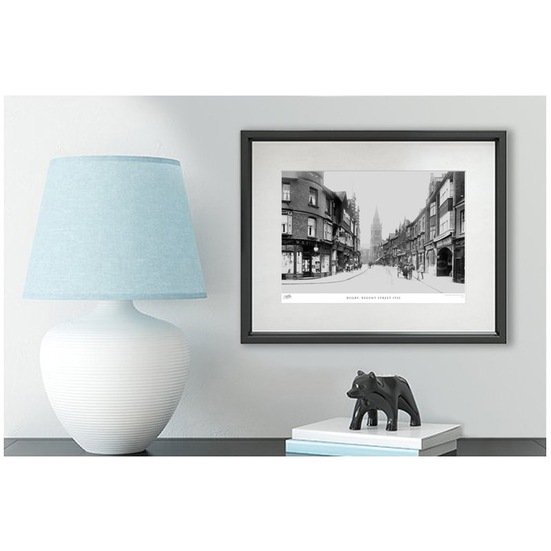 Rugby, Regent Street 1922 by Francis Frith - Single Picture Frame Print, 45cm H x 60cm W x 2.3cm D