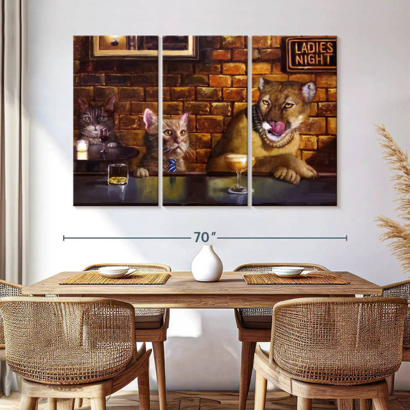 Ketti On The Prowl, 42" H x 65" W
